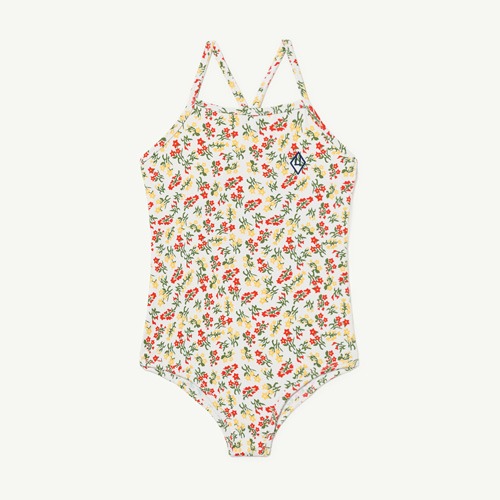 [4/6y]Trout Swimsuit white 23030-221-CD