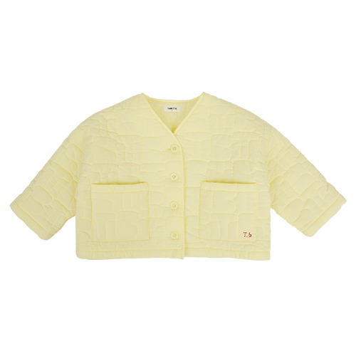 TB Quilted Jacket light yellow