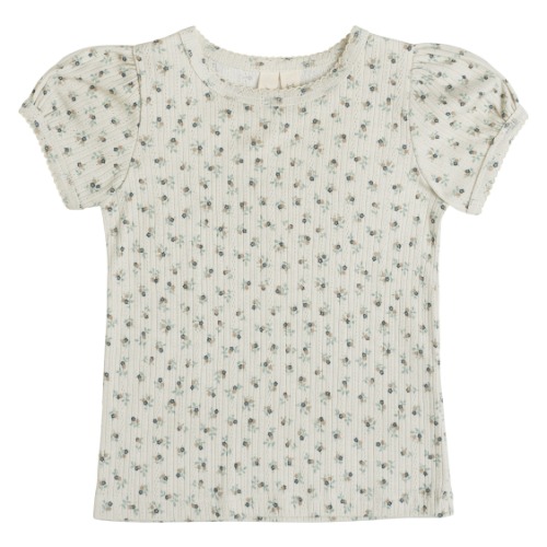 Pointelle Tshirt tiny floral