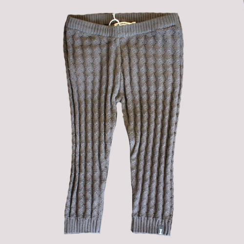 Grey Knitted Leggings