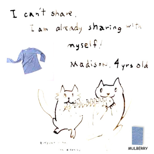 &quot;share&quot; tee by Madison illustrated by ritsuko hirai