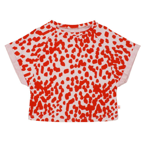 (2y)Square Tee (coral stains)