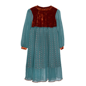[3y]Maxi Dress Emily (aqua)