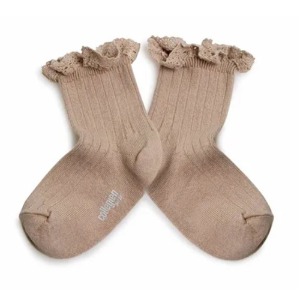 Lili Lace Ankle Socks #226 Petite Taupe