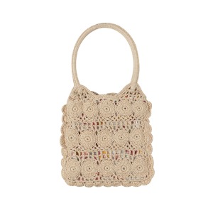 Floral Crochet Bag (natural)