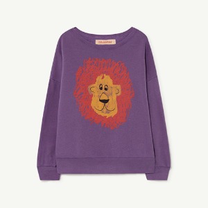 Big Bear Sweatshirt purple lion 22018-259-BI