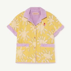 Whale Shirt yellow flowers 22115-247-AT