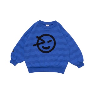 Slouch Sweatshirt blue wave