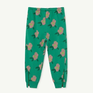 Panther Pants green flowers 22044-255-AM