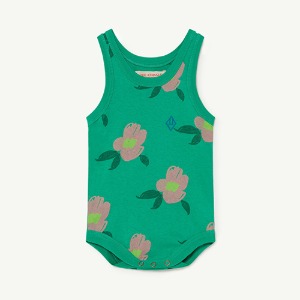 Turtle Baby Body Green Flowers 22121-255-AM