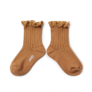 Lili Lace Ankle Socks #779 caramel