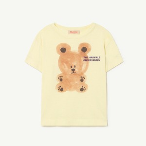 [3y]Rooster Tshirt yellow bear 22001-081-EL