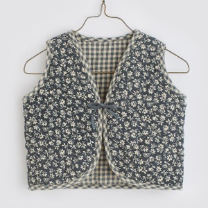 Bay Waistcoat forget me not