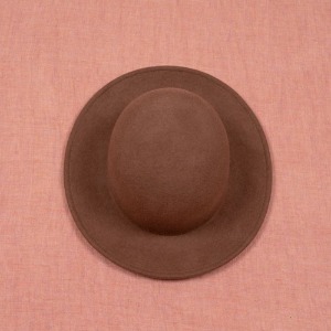 Chocolate Felt Hat
