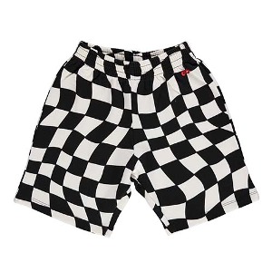Black Check Shorts #040