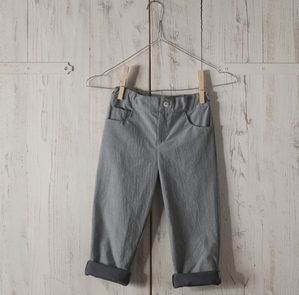 Minimu Pisano boy pants (gray check)