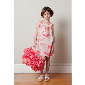 Caramel baby and child Strawberry dress (berry)