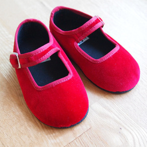 Bonton Velvet Slippers (rouge) 