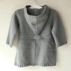 Bonton Baby Knit Hoody (gray) 