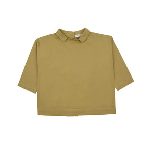 Caramel Baby and Child Seagull Top (lime poplin)