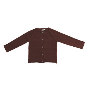 Bonton Basic Cardigan (red brown)