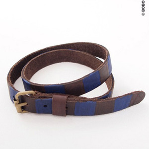 40%_Leather Belt Blue #131