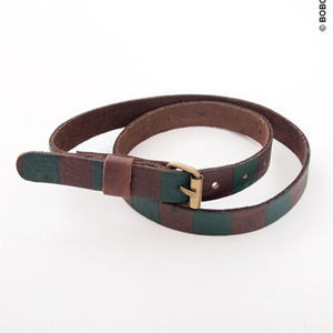 Leather Belt Green #134