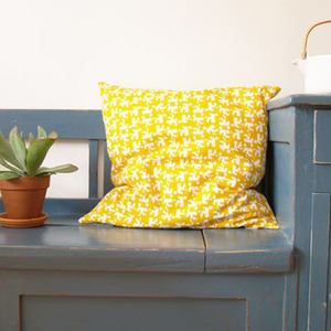 House Cushion (yellow)