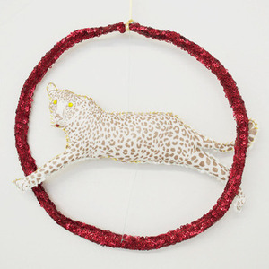 Jumping Leopard (red)