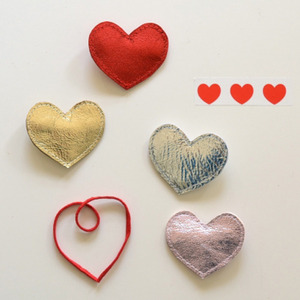 Big Heart Clips (4colors)