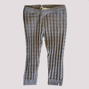 Grey Knitted Leggings