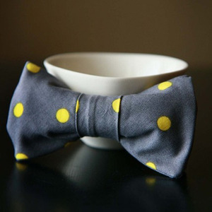 The Little Guy Bowtie (yellow dots)