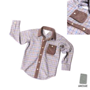 padded pocket collar and placket classic shirt