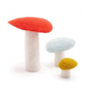Felt Mushrooms : XL