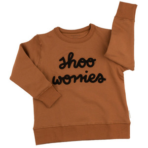 [2,10y]Shoo Worries graphic Sweatshirt