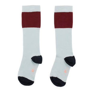 [2y]Color Block High Socks #286