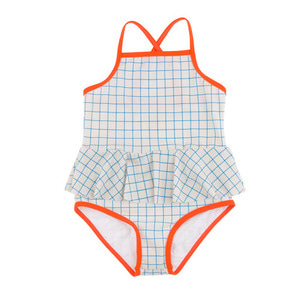 [2,4y]Grid Swimsuit #310
