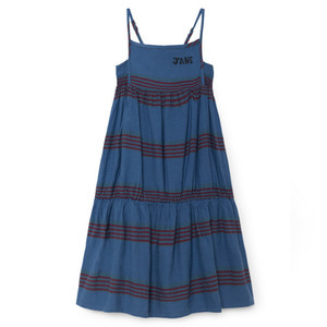 [2/3y]Princess Dress Stripe Linen #86